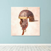 Militaire huls van de Oudheid Roman Canvas Afdruk (Insitu (Houten vloer))