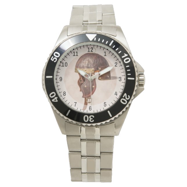 Militaire huls van de Oudheid Roman Horloge (Voorkant)