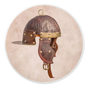 Militaire huls van de Oudheid Roman Keramische Knop