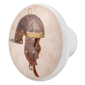 Militaire huls van de Oudheid Roman Keramische Knop (Rechts)