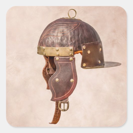 Militaire huls van de Oudheid Roman Vierkante Sticker (Voorkant)