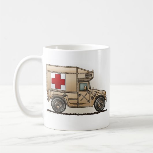 Militaire Hummer Ambulance Mok (Links)