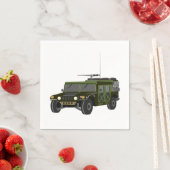 Militaire Hummer Papieren servetten (Insitu)
