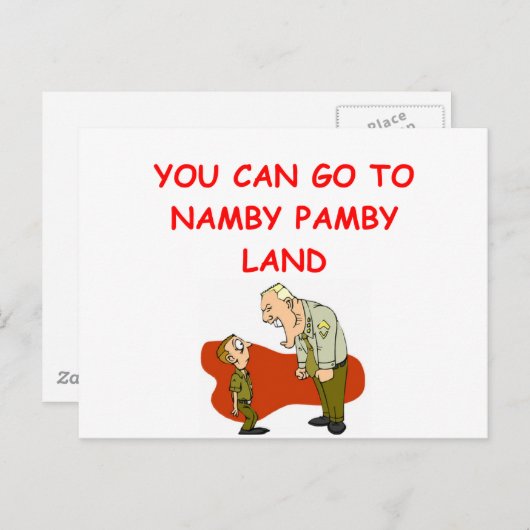 militaire humor briefkaart (Voorkant / Achterkant)