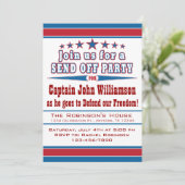 Militaire implementatie Uitnodiging tot uitzending (Staand voorkant)