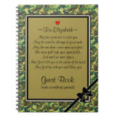 Militaire implementatie Verstuur buiten het gastbo Notitieboek (Voorkant)