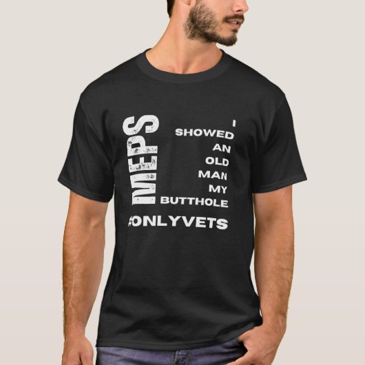 Militaire ingangsverwerkingsstation t-shirt (Voorkant)