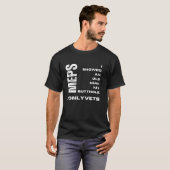 Militaire ingangsverwerkingsstation t-shirt (Voorkant volledig)
