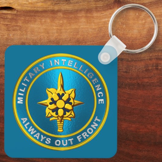 Militaire inlichtingen sleutelhanger (Achterkant)