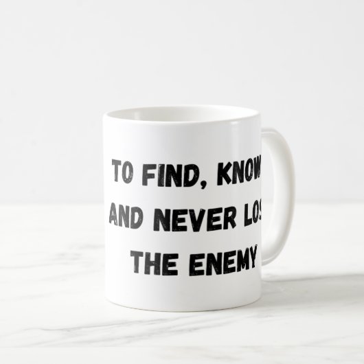 Militaire Inlichtingenkoffie Mok (Voorkant rechts)