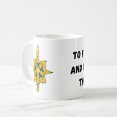 Militaire Inlichtingenkoffie Mok (Voorkant links)