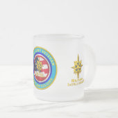 Militaire inlichtingenveteraan Keepomwille Matglas Koffiemok (Voorkant rechts)