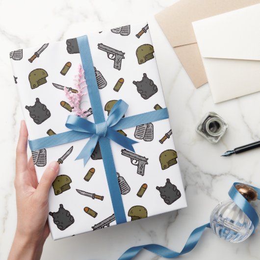 Militaire Inpakpapier, Cadeaupapier voor de Strijd (Geschenken)