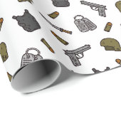 Militaire Inpakpapier, Cadeaupapier voor de Strijd (Rol Hoek)