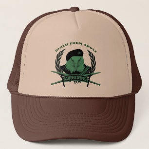 Militaire insignistijl van de luchttroepen trucker pet