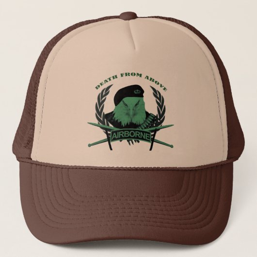 Militaire insignistijl van de luchttroepen trucker pet (Voorkant)
