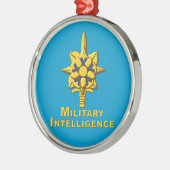 MILITAIRE INTELLIGENTIE METALEN ORNAMENT (Links)