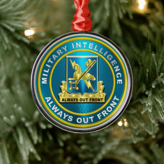 MILITAIRE INTELLIGENTIE METALEN ORNAMENT (Boom)