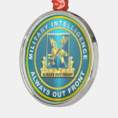 MILITAIRE INTELLIGENTIE METALEN ORNAMENT (Links)