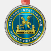 MILITAIRE INTELLIGENTIE METALEN ORNAMENT (Voorkant)