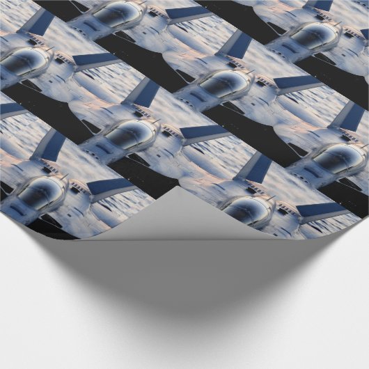 Militaire jet cadeaupapier (Hoek)