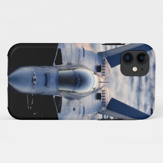 Militaire jet Case-Mate iPhone case (Achterkant (horizontaal))