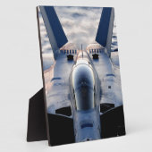 Militaire jet fotoplaat (Zijkant)