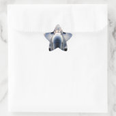 Militaire jet ster sticker (Tas)