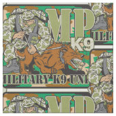 Militaire K9-eenheid Stof (Close Up)