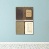 Militaire kaart Verenigde Staten Canvas Afdruk (Insitu (Houten vloer))