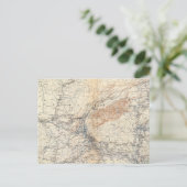 Militaire kaart, WT Sherman Briefkaart (Staand voorkant)