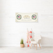 Militaire Kerstbanner Vrolijk Kerst Feestvlag Spandoek (Insitu)