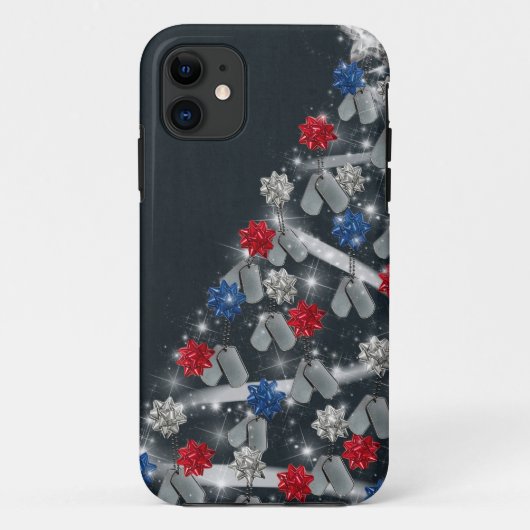 militaire kerstboom Case-Mate iPhone case (Achterkant)