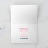 Militaire kerstboom en vlag kaart (Binnen)