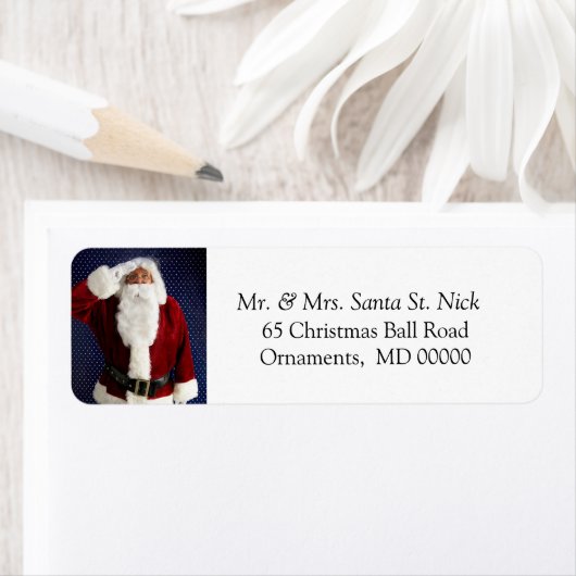 Militaire kerstkaart - Aangepaste feestdag - Kaart Etiket (Insitu)