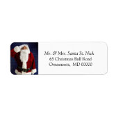 Militaire kerstkaart - Aangepaste feestdag - Kaart Etiket (Voorkant)