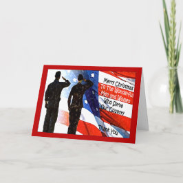 Militaire Kerstkaart Feestdagen Kaart