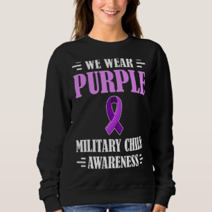 Militaire Kindermaand Paars 1 Trui