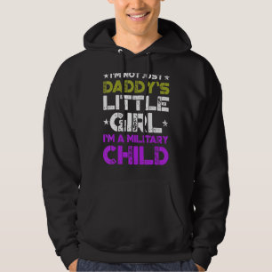 Militaire Kindermaand Paars Hoodie