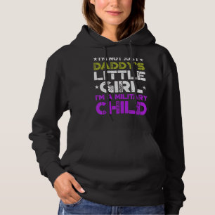 Militaire Kindermaand Paars Hoodie