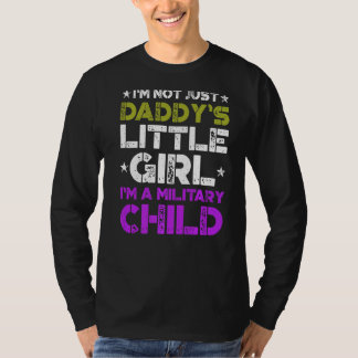 Militaire Kindermaand Paars op kleine 3 T-shirt