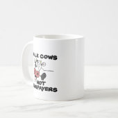 Militaire Koeien Niet-belastingbetalers Koffiemok (Voorkant links)