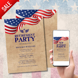 Militaire KOLONEL PENSIONERING Silver Eagle Wings Kaart