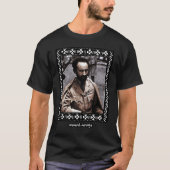 Militaire koning Selassie I Rasta T-shirt (Voorkant)
