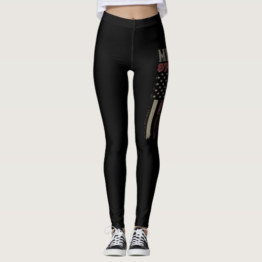 Militaire kracht leggings (Voorkant)