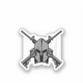 Militaire kracht sticker (Voorkant)