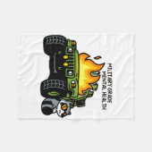 Militaire Kwaliteit Mentale Gezondheid _1 Fleece Deken (Voorkant (Horizontaal))