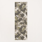 Militaire Leger Camouflage Bruin Aangepast Zand Yogamat (Voorkant)