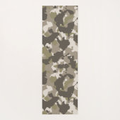 Militaire Leger Camouflage Bruin Aangepast Zand Yogamat (Achterkant)