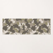 Militaire Leger Camouflage Bruin Aangepast Zand Yogamat (Voorkant (horizontaal))